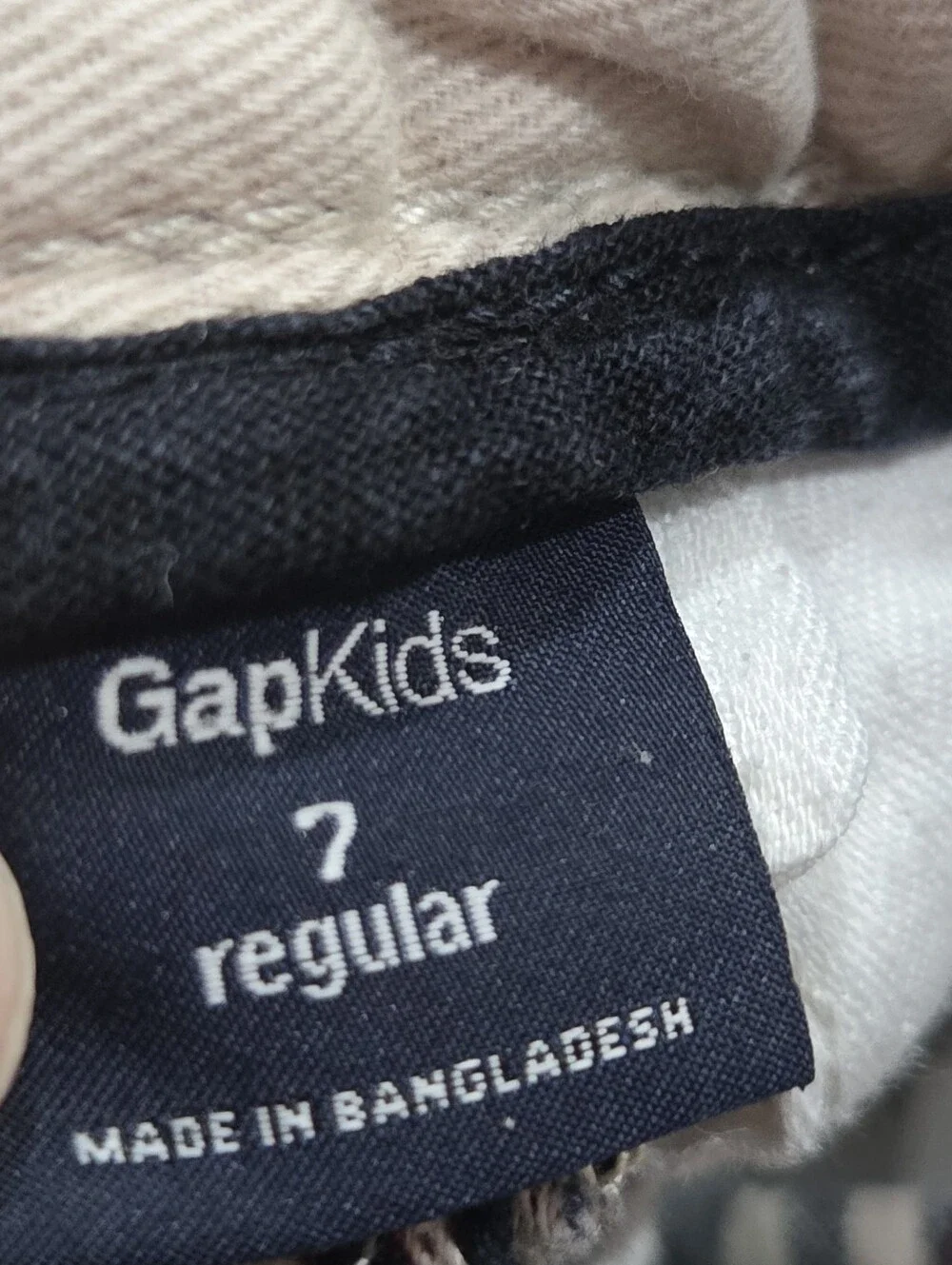 Gap Kids Multi-Color Plaid Cargo Shorts Boys Sz.7